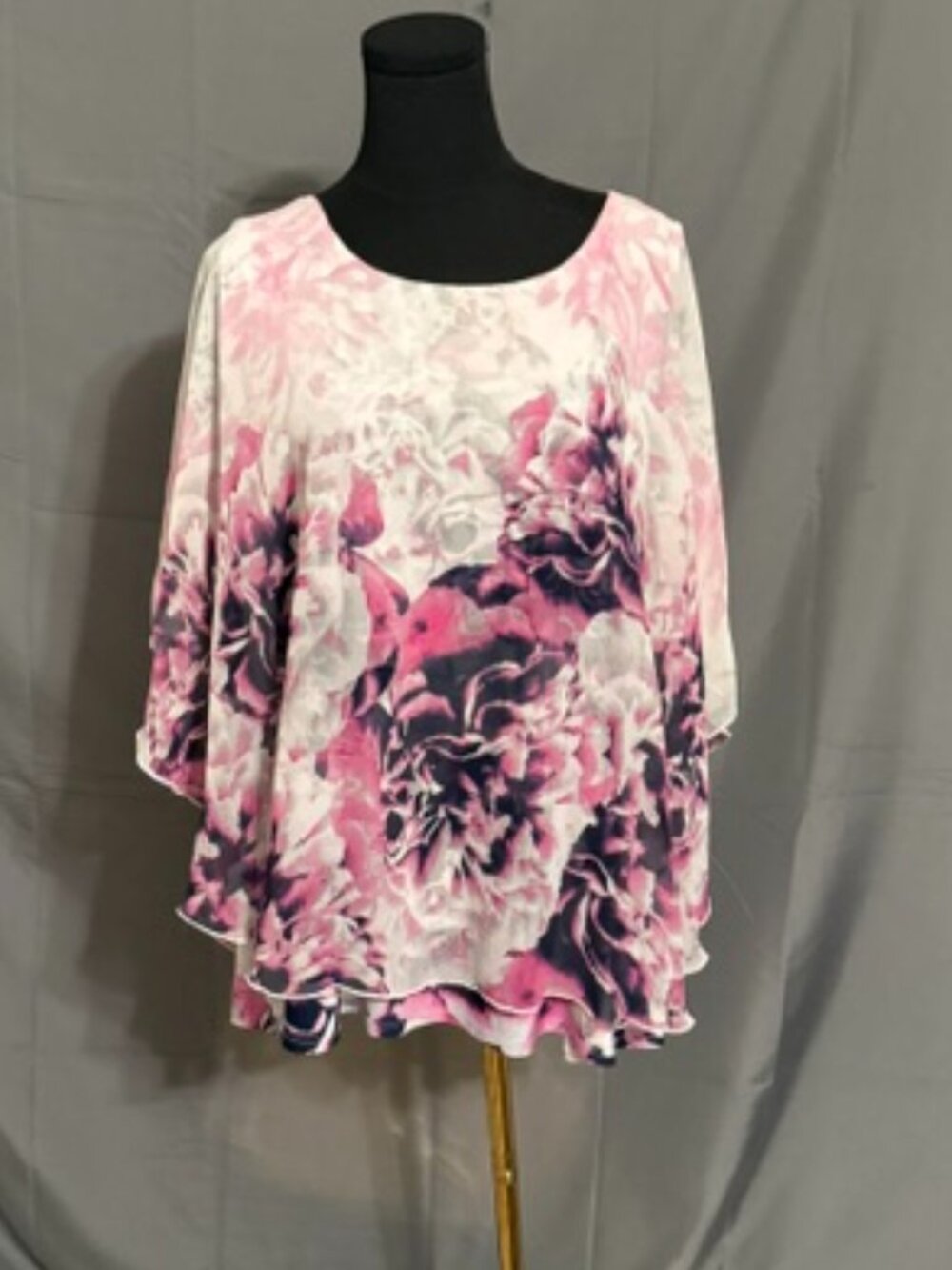 NYGARD Layered Blouse Size 2X